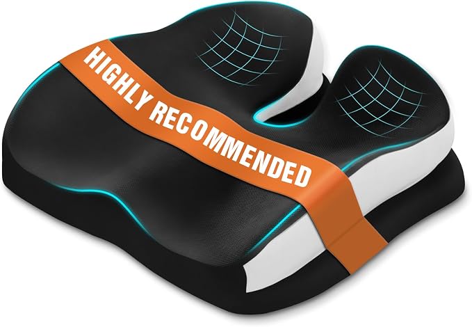 Seat Cushions for Office Chairs Wheelchair Cushion for Long Sitting Back by ZFUHWT