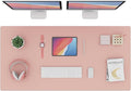 K KNODEL Large Office Leather Desk Mat, Mouse and Keyboard Pad, Computer and by K+KNODEL