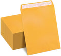 9x12 Manila Envelopes Self Seal 100 Pack, Goefun Yellow Brown Large Catalog by Goefun