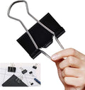 Extra Large Binder Clips, 12 Pack, 2.4 Inch, Standard 60mm, Jumbo Paper Clips by Makanu