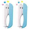 UCEC 2pcs Paper Hole Punch Shapes, Star Punch & Heart Single Holes Puncher | by UCEC