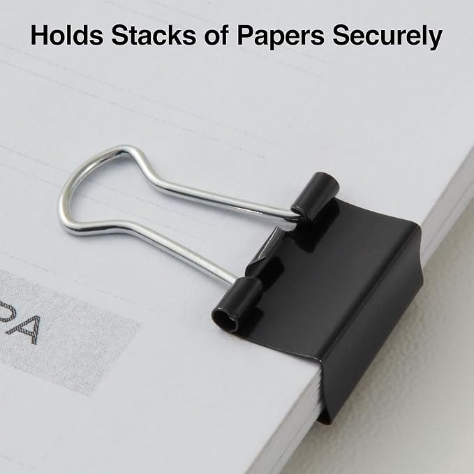 Staples Mini Binder Clips, 0.25" Capacity, 144 Pack – Extra‑Small Clips - Image 4