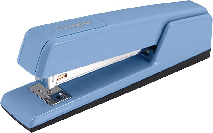 Swingline 747 Classic Stapler, 30 Sheet Capacity, Jam Free, Electric Blue by Swingline