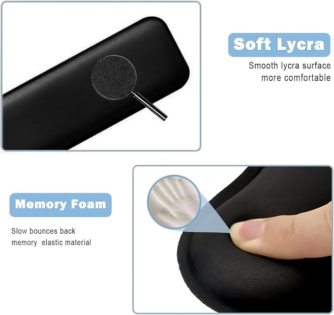 Computer Keyboard Wrist Rest Stand Set - Image 5