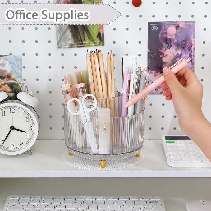 SKYDUE Rotating Pencil Pen Holder, Pen Organizer - Image 3