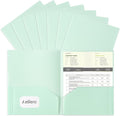 Aegero Plastic Folders with Pockets, Durable Heavy Duty File Folders with by Unknown