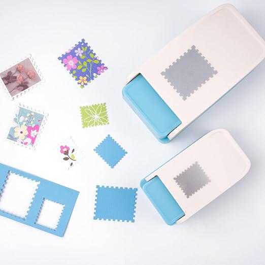 BAOFALI 2Pcs/Set Stamp Puncher 1.25x1.5inch &1x0.8inch Rectangular Postage - Image 4