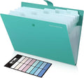 SKYDUE 7-Pocket Expanding File Folder, Professional Accordion Document Organizer by SKYDUE