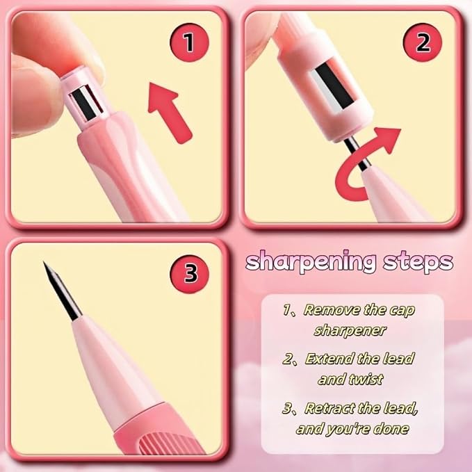 Handwriting thick mechanical pencils - Image 4