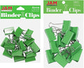 JAM PAPER Colorful Binder Clips Assortment by JAMPaper