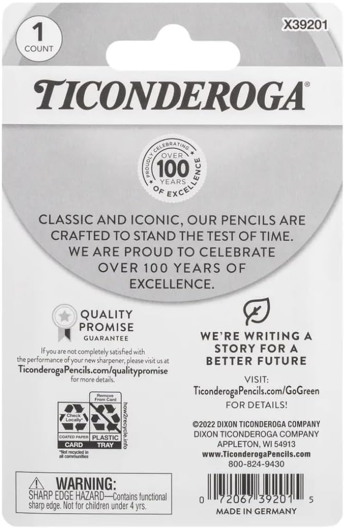 Ticonderoga Two-Hole Manual Pencil Sharpener - Image 3