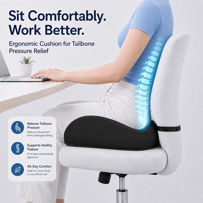 X Large Memory Foam Seat Cushion - Image 3