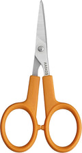 Fiskars 98087097J Curved Craft Scissors, 4 Inch, steel and orange by Unknown