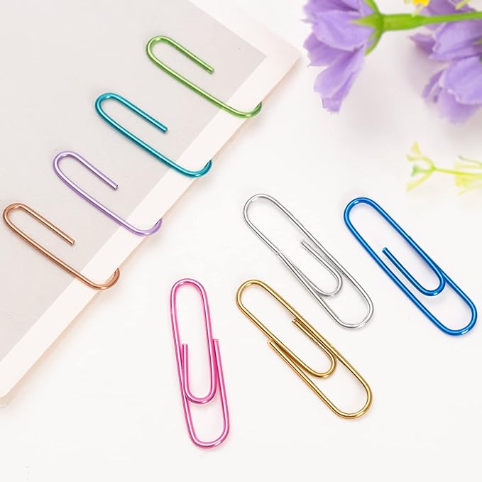 Paper Clips, PaperClips Assorted Colors, Paper Clips - Image 2