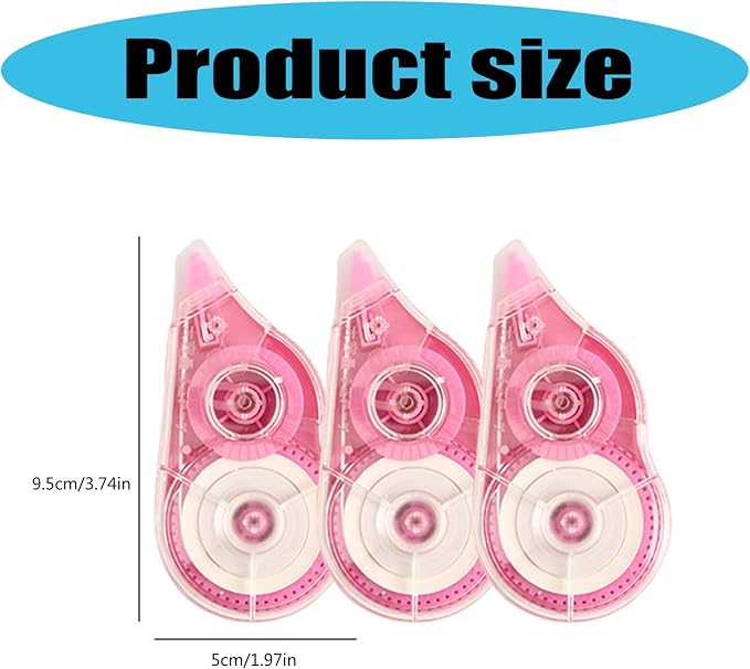10Pcs Correction Tape Roller 8mx5mm Quick Dry White Out Correction Tape Total - Image 4