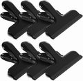 HOUSE AGAIN 6 Pack Stainless Steel Chip Bag Clips Covered by HOUSEAGAIN