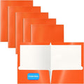 Better Office Products 2 Pocket Glossy Laminated Paper Folders, Letter Size by BetterOfficeProducts