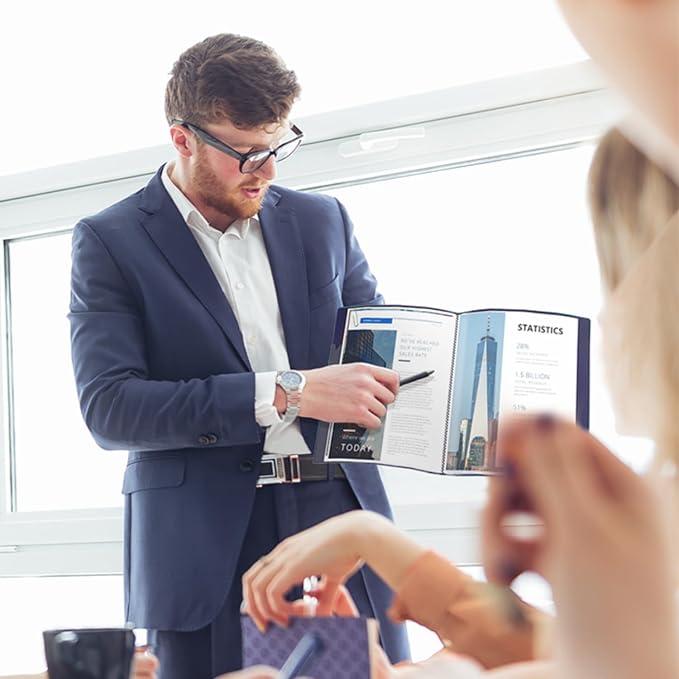 Dunwell 12-Pocket Presentation Binder - Image 7