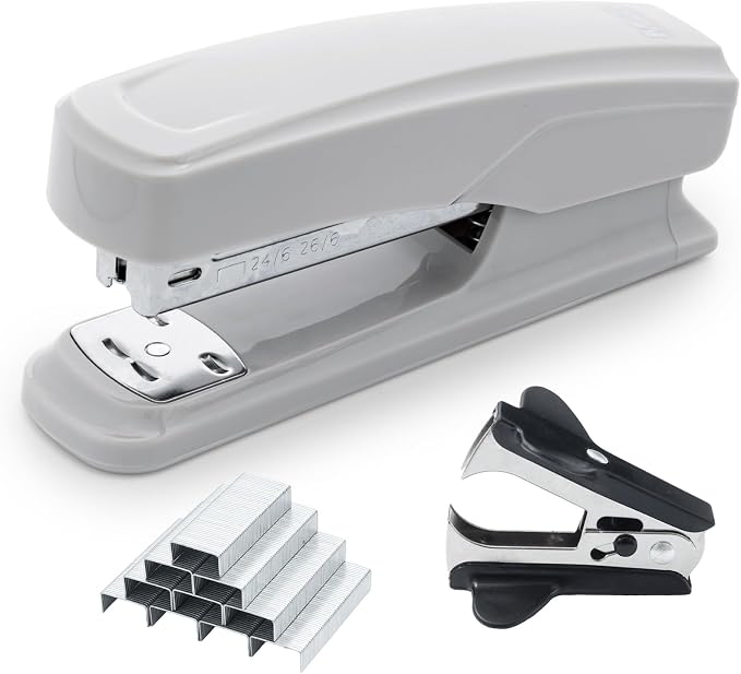 M&G Desktop Stapler with 25 Sheet Capacity, Two Binding Modes, Basic Stapler by MG