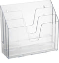 Acrimet Horizontal Triple File Folder Holder Organizer, Open Top Desktop by Organizingyourlife