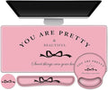 Gaming Mouse Pad, Large Desk Mat, Cute Desk Pad Protector, 4in1 XXL Mousepad + by ToLuLu