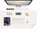 Large Desk Mat 35.4" x 17", PU Leather Desk Pad Protector, Non-Slip Large Mouse by METEOROCK