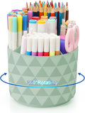 Desk Organizer, 360-Degree Rotating Pencil Pen Holders by NUOZME
