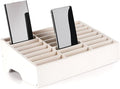 Wooden 24-Grid Cell Phones Storage Box Desktop Mobile Phone Holder Organizer by Lzttyee