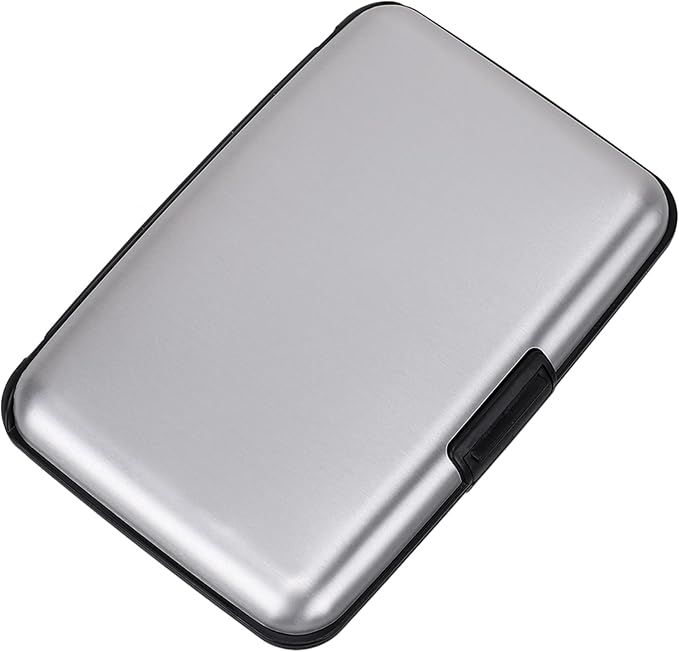 ELFISH Mini RFID Aluminum Wallet Credit Cards Holder Business Card Case Metal by ELFISH