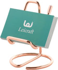 Business Card Holder for Desk, Cute Metal Card Organizers and Office Desk by Leicraft