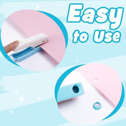 UCEC Single Hole Punch 1/4”Circle Paper Hole Puncher, Hole Handheld Puncher | A - Image 5