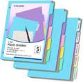 5 Tab Binder Dividers with Tabs, by XHSHENGOFFICEPRODUCT
