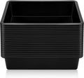 Qunclay 16 Pcs Flat Storage Tray Organizer Bin Letter Size Paper Trays by Qunclay