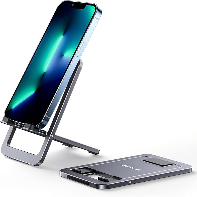JSAUX Cell Phone Stand 2-Pack, Foldable Aluminum Adjustable Phone Holder by JSAUX