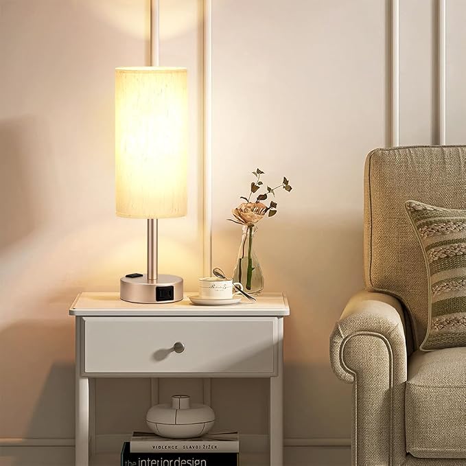 Fenmzee Bedside Table Lamp for Bedroom - Image 8