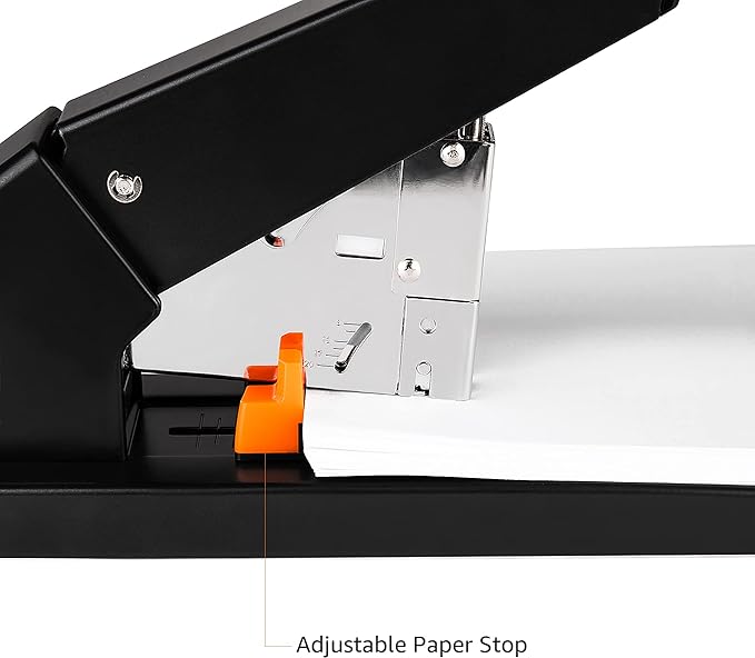 Amazon Basics Heavy Duty Industrial Stapler, 210 Sheets Capacity, Long Arm - Image 2