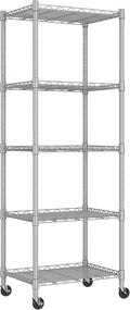 REGILLER 5-Wire Shelving Metal Storage Rack Adjustable Shelves, Standing by REGILLER