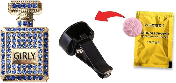 WIRESTER Fresh Scented Car Air Freshener Vent Clip, Decorative Accessories - Image 4