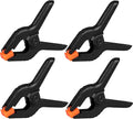 4 Pack Spring Clamps, 6inch Plastic Clips, Backdrop Clips, Big Clamps Heavy Duty by Romeda