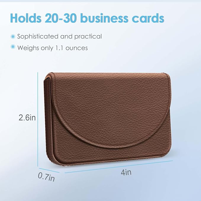 Business Card Holder，PU Leather Business Card Case Color Printing Pattern Card - Image 2