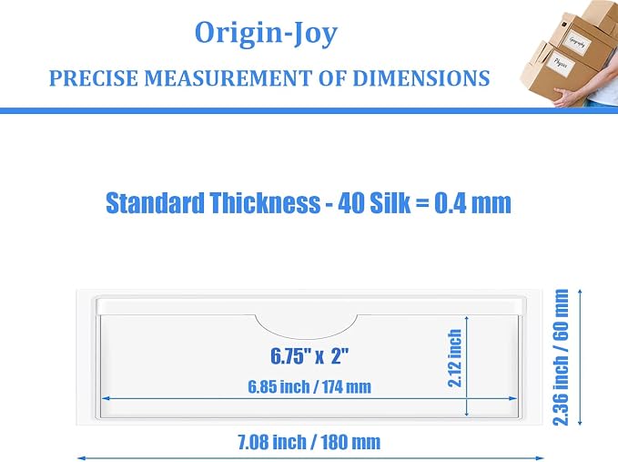 Origin-Joy 35 PCS Self Adhesive Index Card Pockets - Image 2