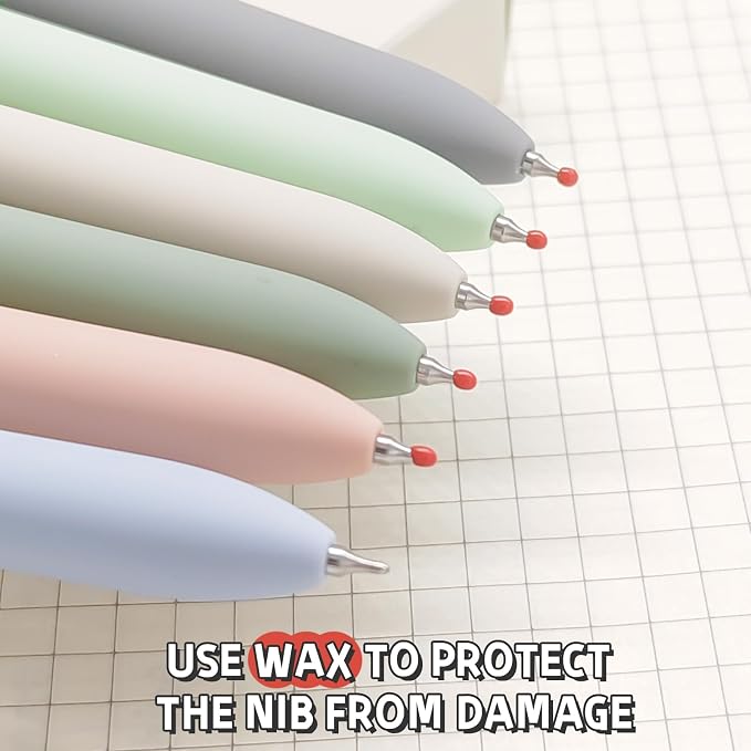 UIXJODO 12 Pcs Gel Pens 0.5mm Quick Dry Black Ink Pens Fine Point Smooth - Image 8