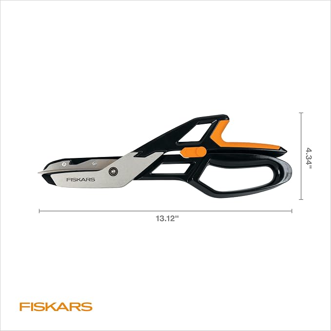 FISKARS PowerArc Easy Action Aluminum Tin Snips - Image 6