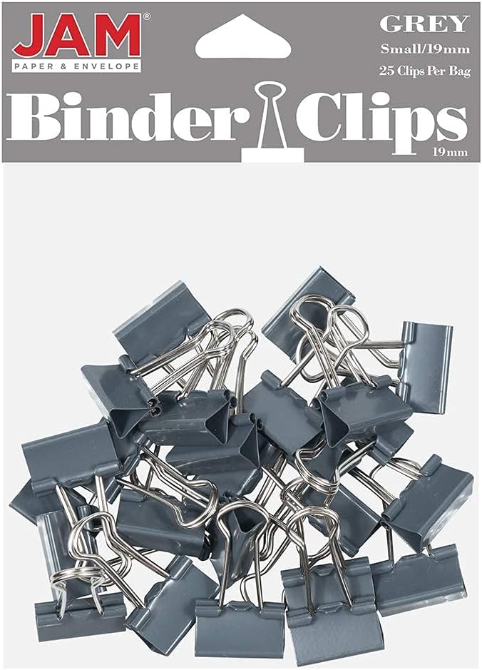 JAM PAPER Colorful Binder Clips by JAMPaper