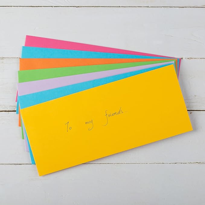 50 Pack Colorful #10 Business Envelopes Self Seal Letter Envelope | Standard - Image 4