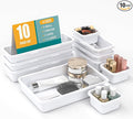 10 PCS Drawer Organizer Set, 4 Size Makeup Drawer Divider Organizer by StoreHappily