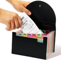 H4D Coupon Receipt Holder, 13 Pocket Accordion File Organizer, 7x4.5 Inches by H4D