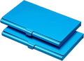 PATIKIL Business Card Holder, 2 Pieces Aluminum Alloy Flip Cover Slim Name by PATIKIL