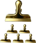 6Pack Heavy Duty Foldback Binder Clips, Large Metal Paper Clamps by Unknown
