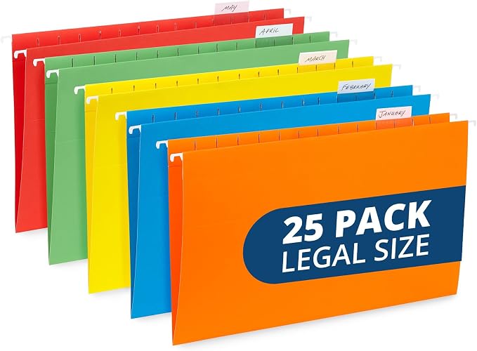 Blue Summit Supplies Legal Size Hanging File Folders, Legal Folders 9.5” × by BlueSummitSupplies